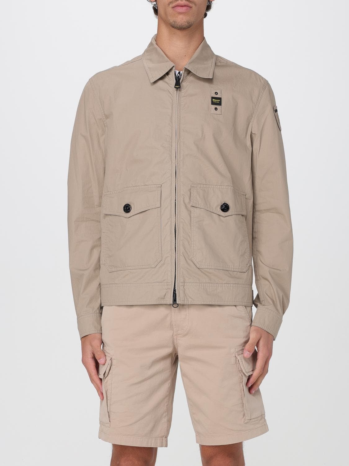 Blauer Jacket Men color Beige · S