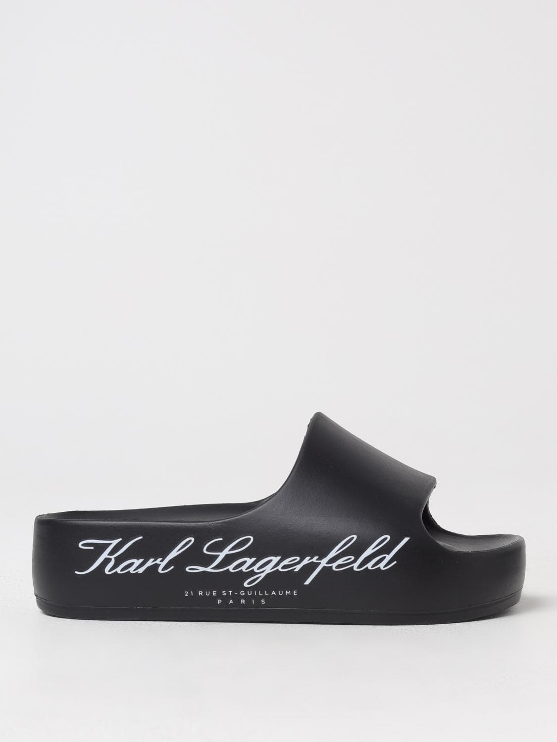 Karl Lagerfeld Heeled Sandal Woman color Black