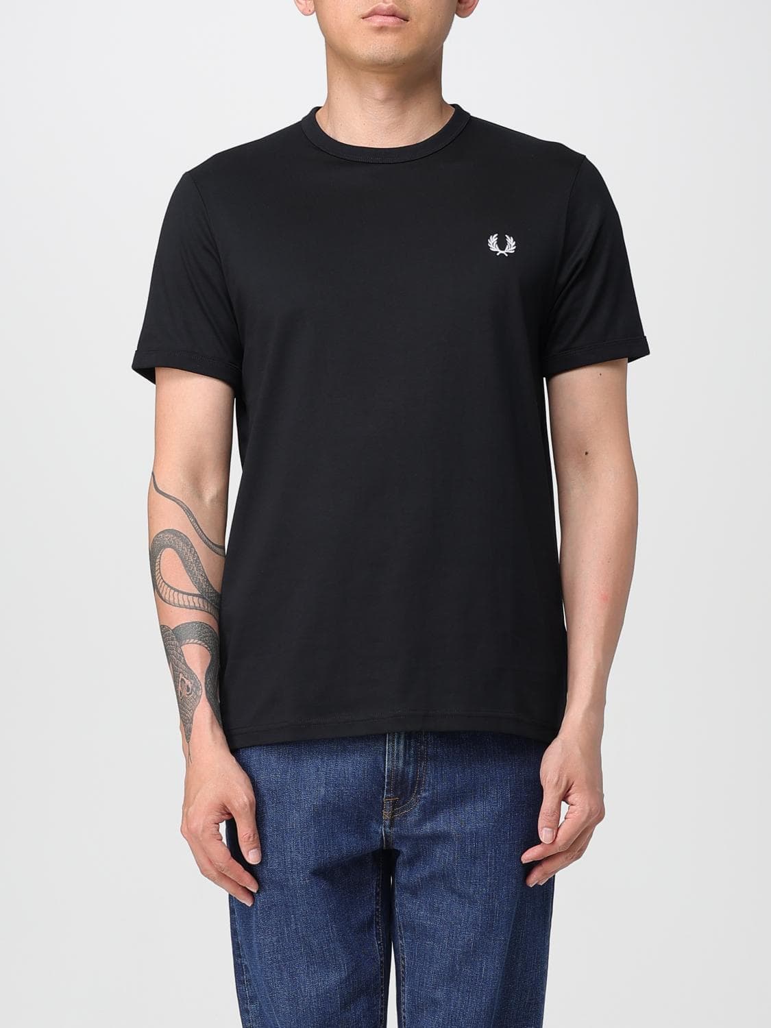 Fred Perry T-Shirt Men color Black