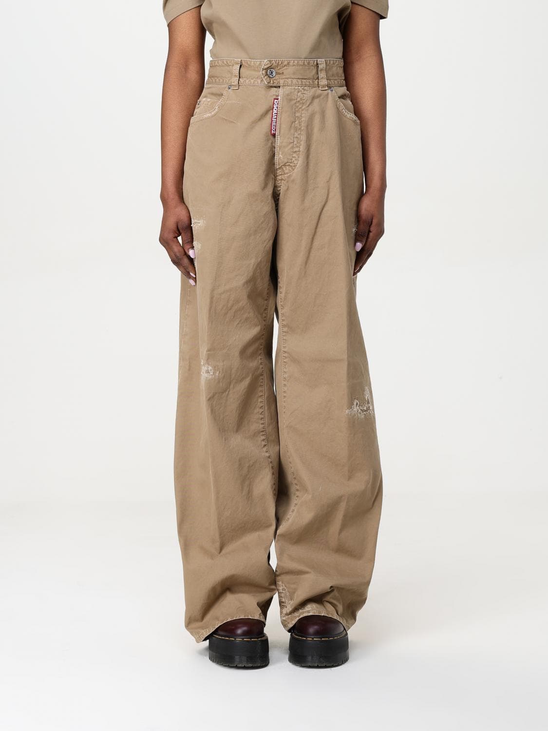 Dsquared2 Jeans Woman color Beige · 38