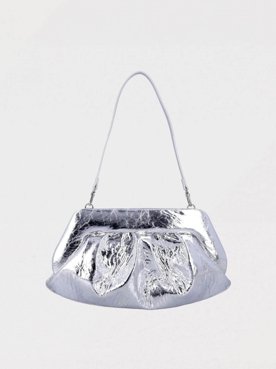 Themoirè Clutch Woman color Silver
