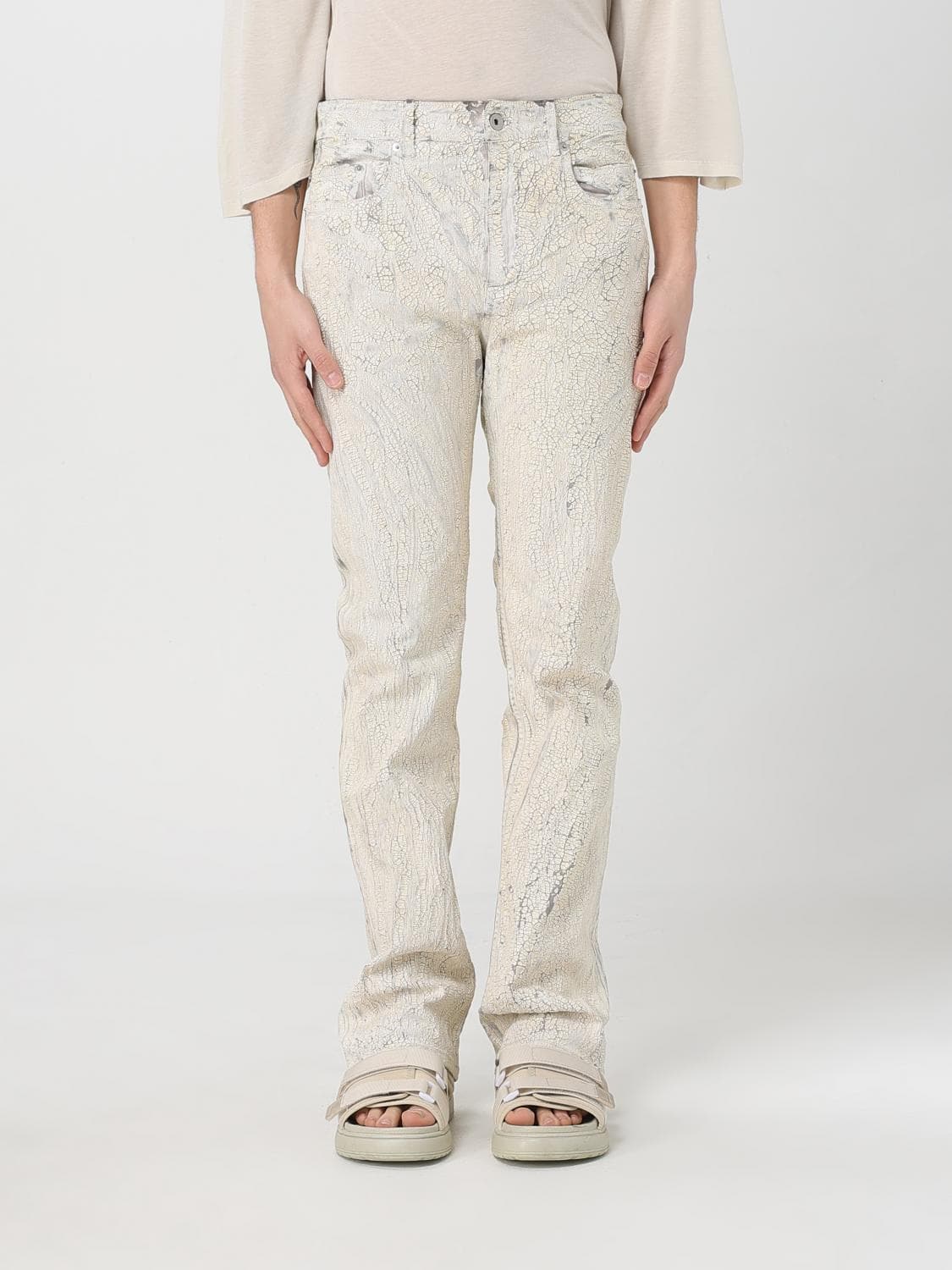 Rick Owens Pants Men color White