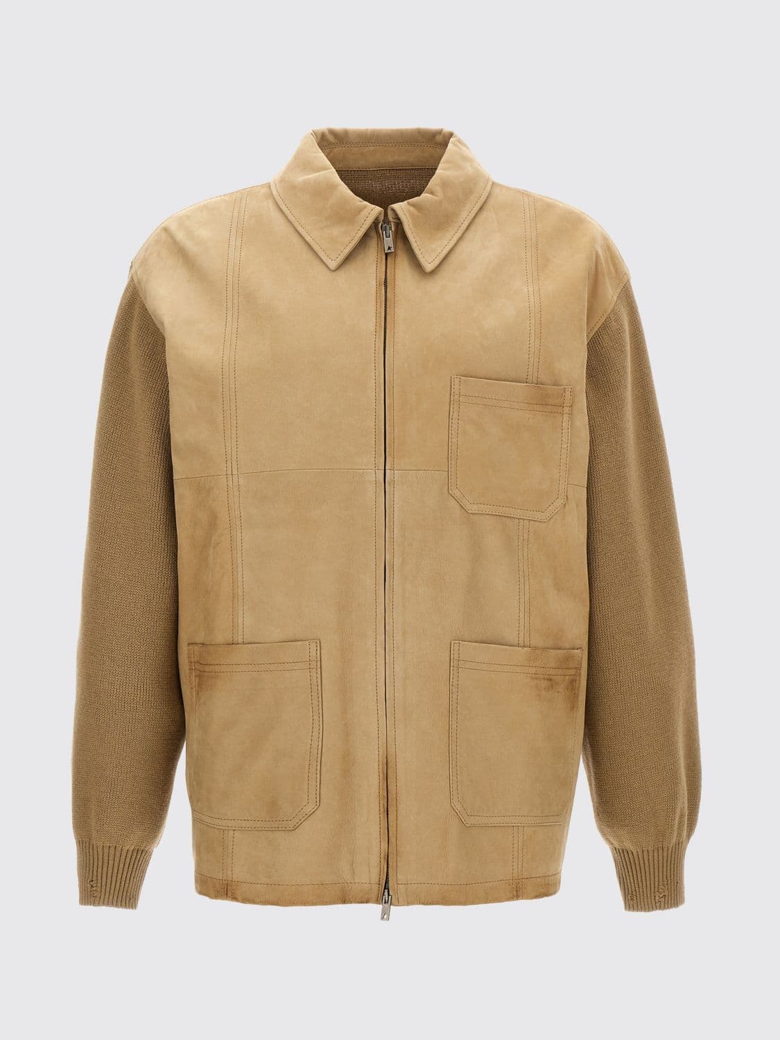 Golden Goose Jacket Men color Beige