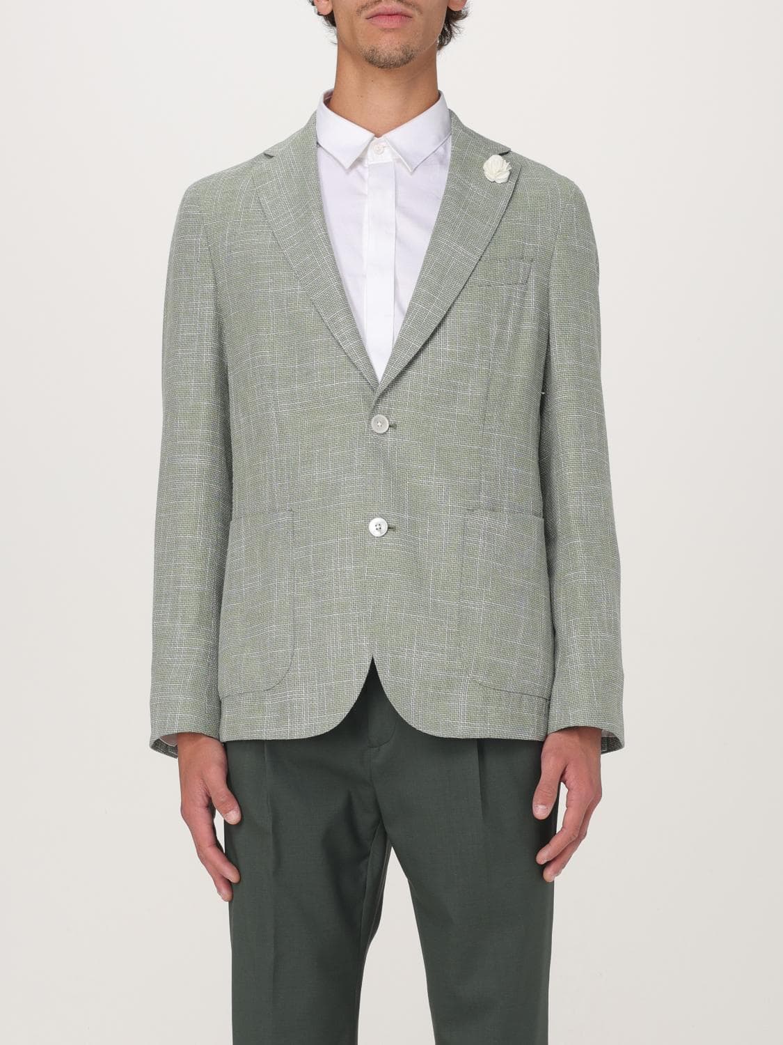 Boss Jacket Men color Green
