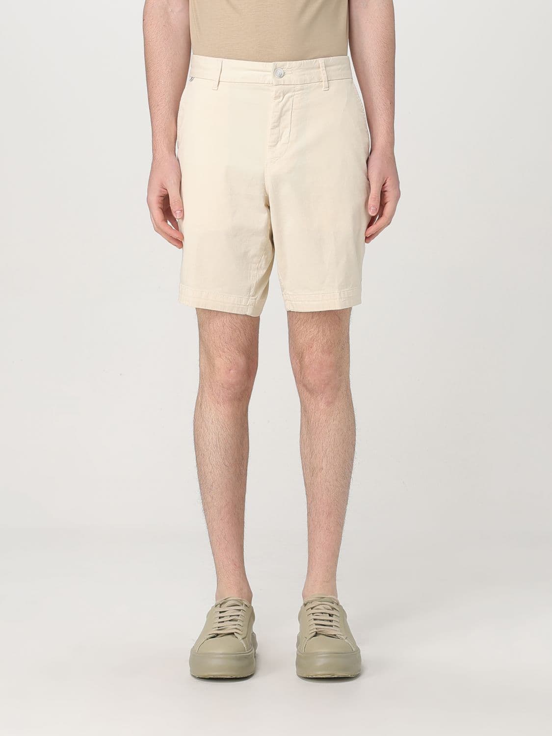 Boss Shorts Men color Yellow Cream · 56