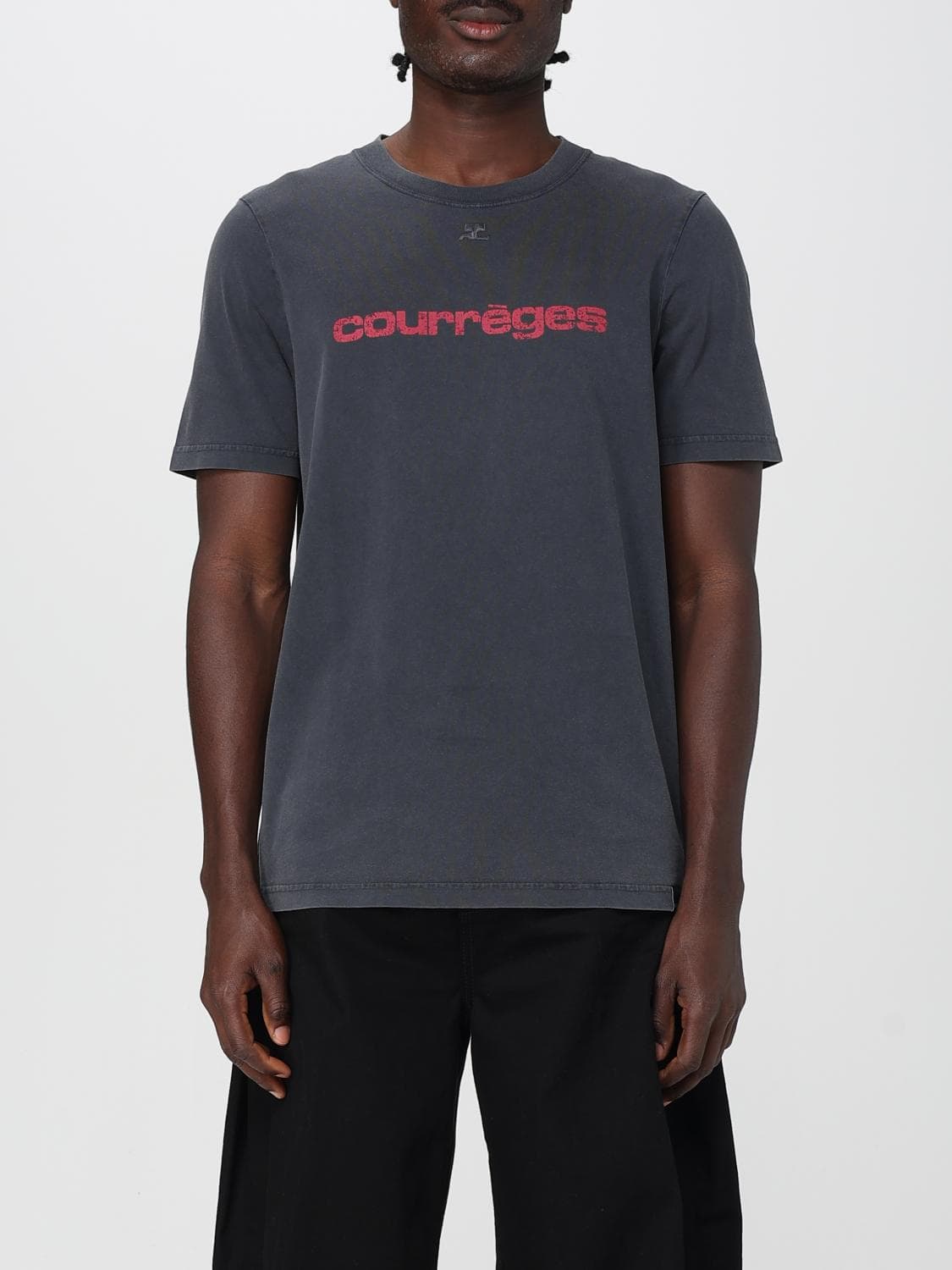 Courrèges T-Shirt Men color Grey · S