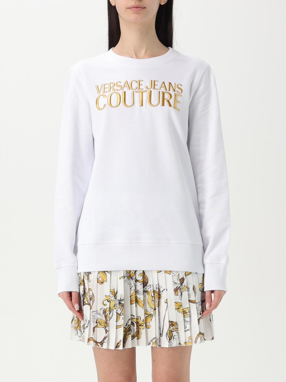 Versace Jeans Couture Sweatshirt Woman color White