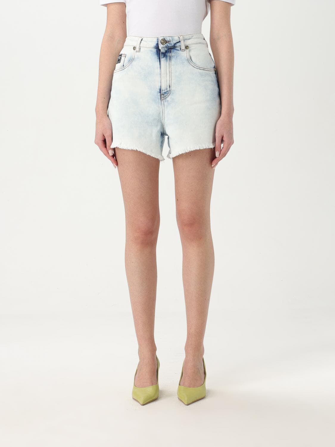 Versace Jeans Couture Shorts Woman color Blue
