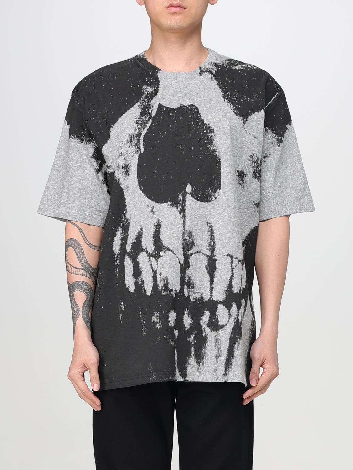 Mcqueen T-Shirt Men color Grey