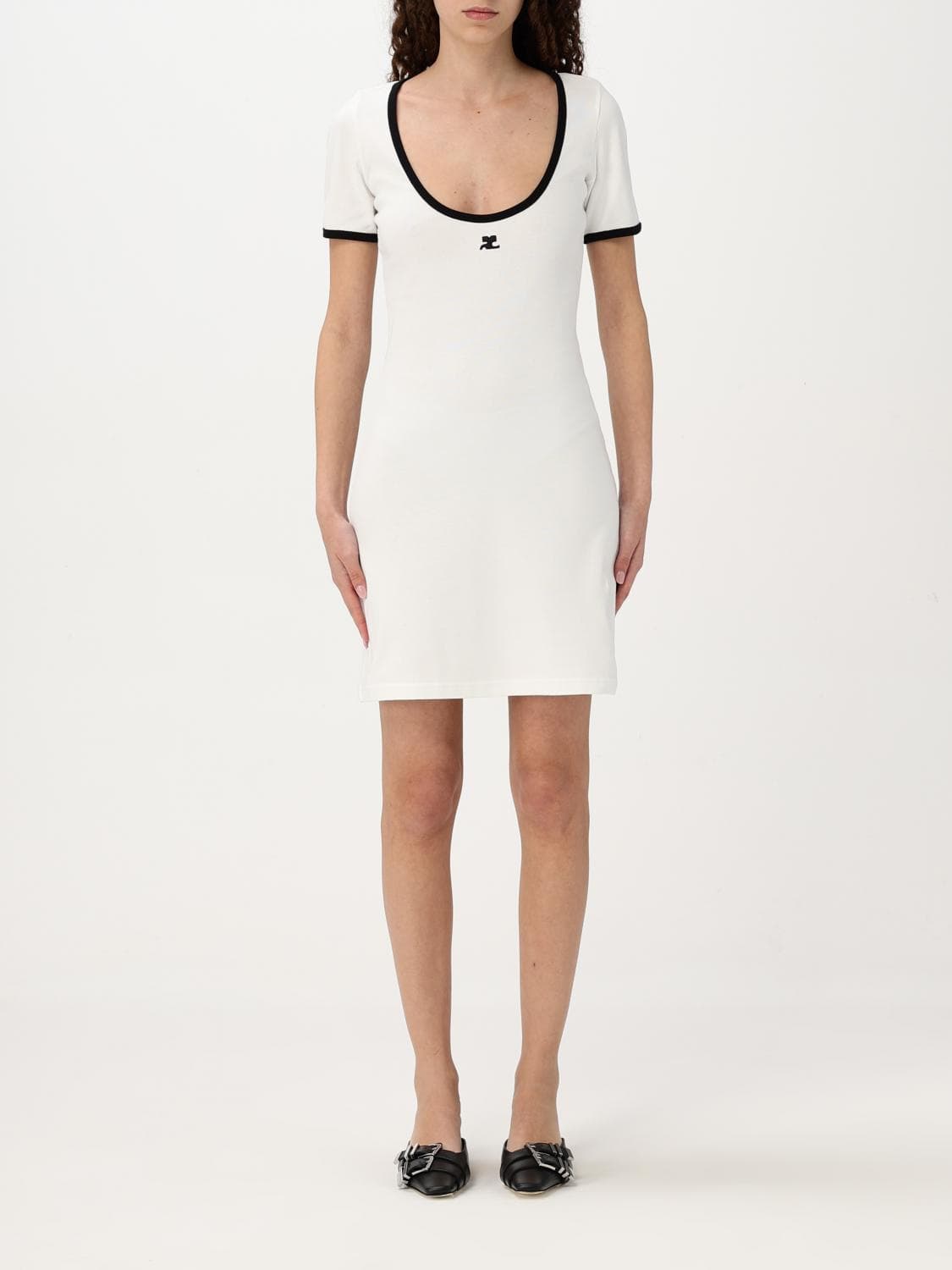Courrèges Dress Woman color White