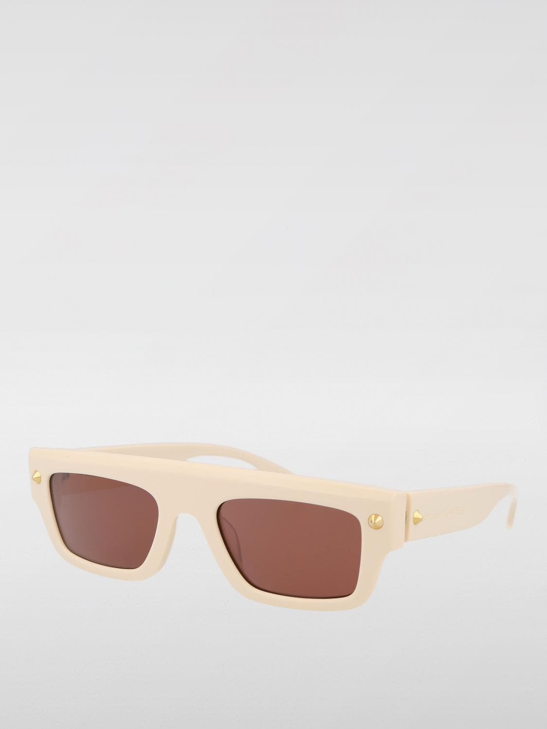 Mcqueen Sunglasses Woman color Ivory