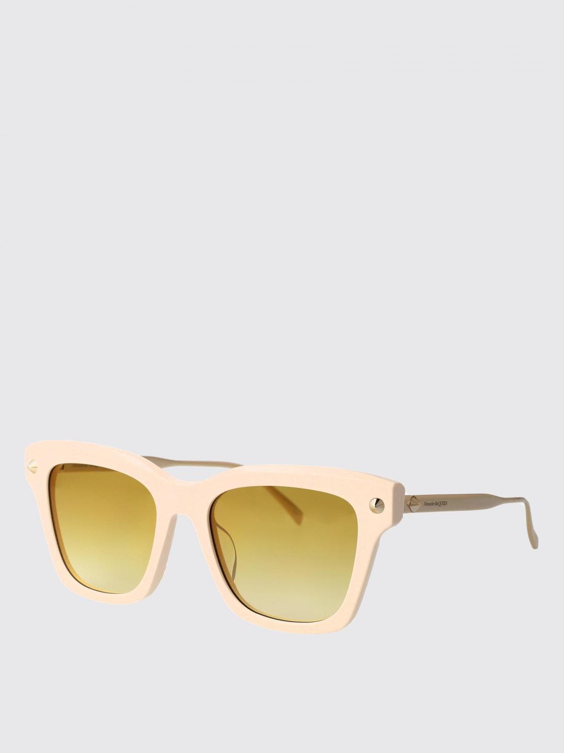 Mcqueen Sunglasses Woman color Ivory