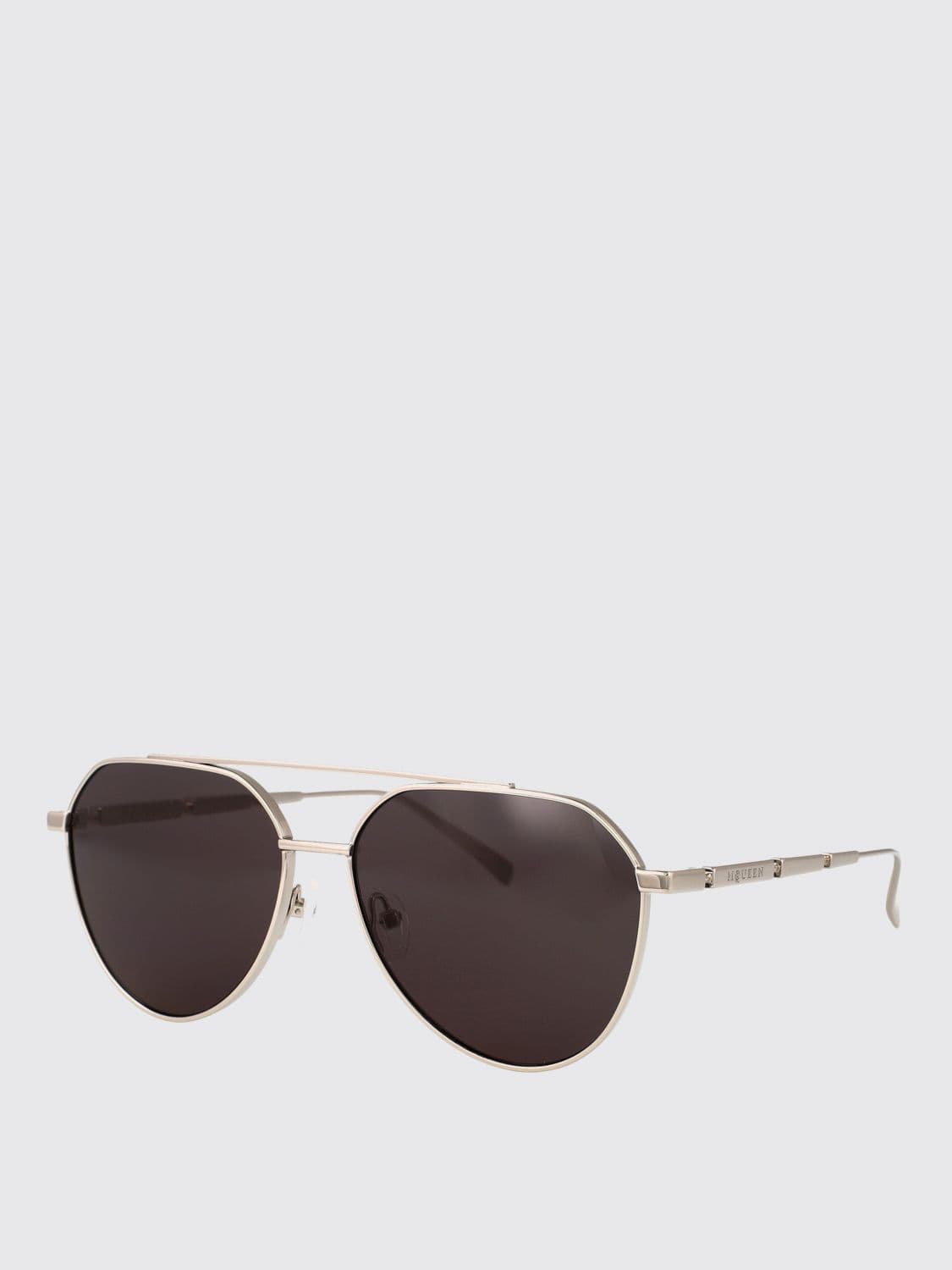 Mcqueen Sunglasses Men color Silver · 59