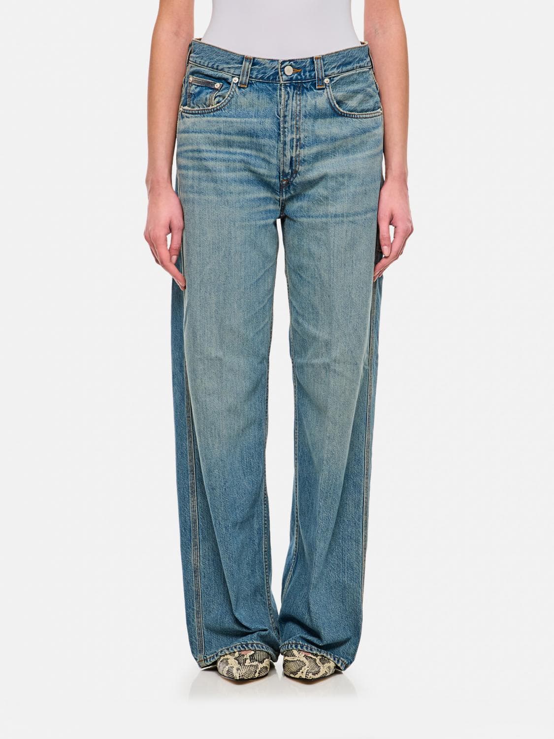 Haikure Jeans Woman color Gnawed Blue · 29