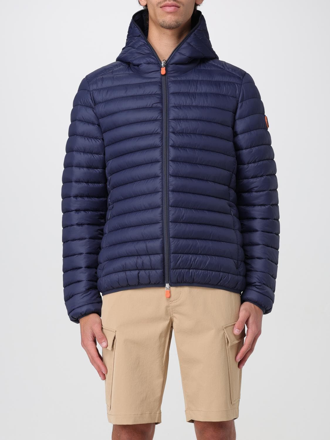 Save The Duck Jacket Men color Blue