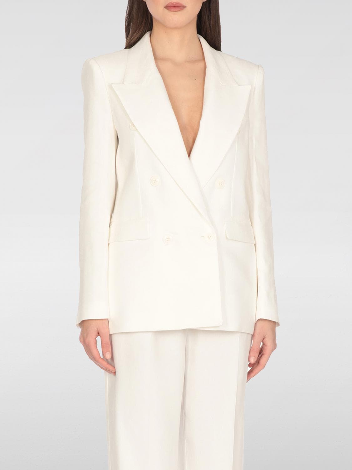 Elisabetta Franchi Jacket Woman color Ivory
