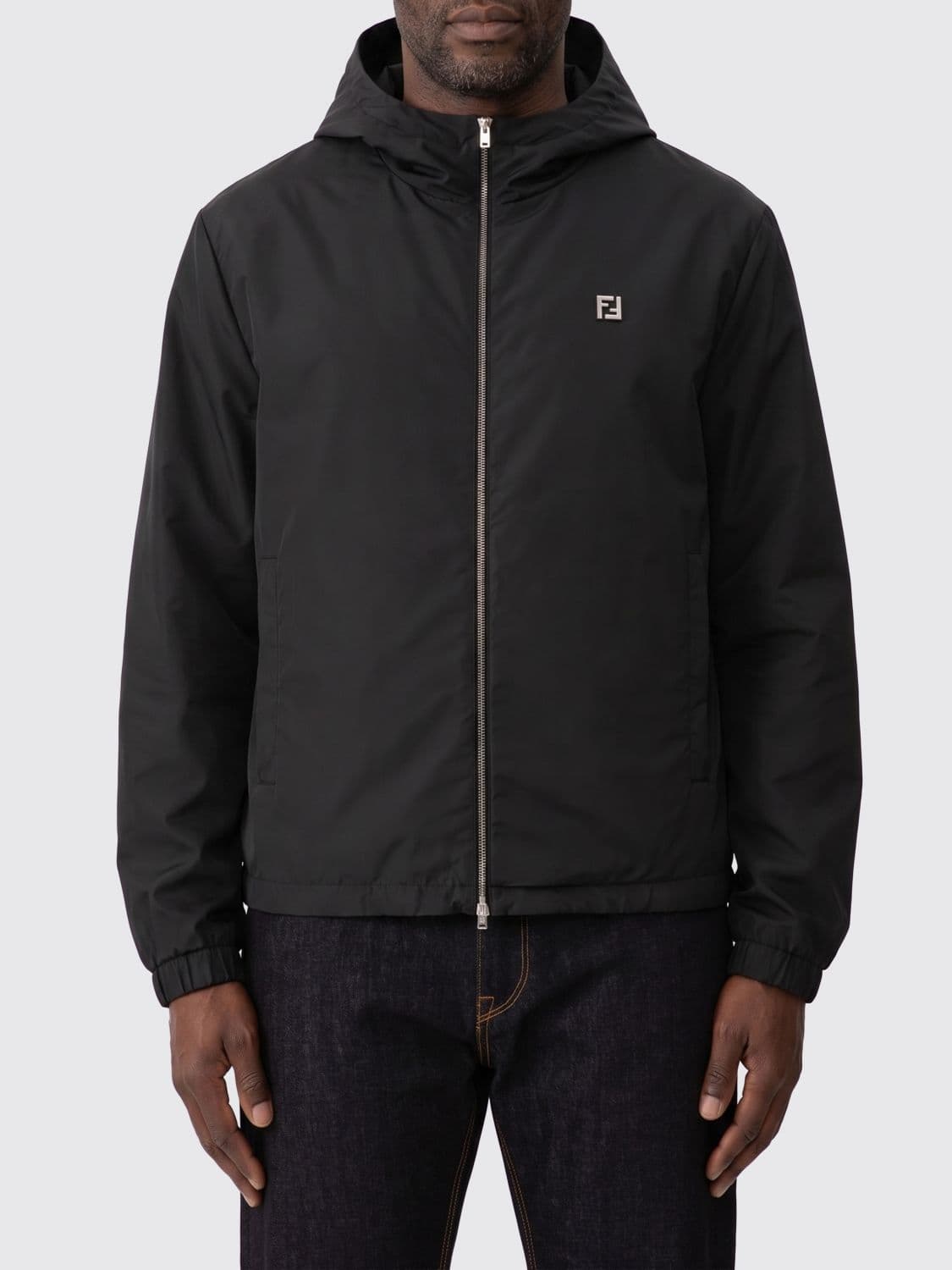 Fendi Jacket Men color Black