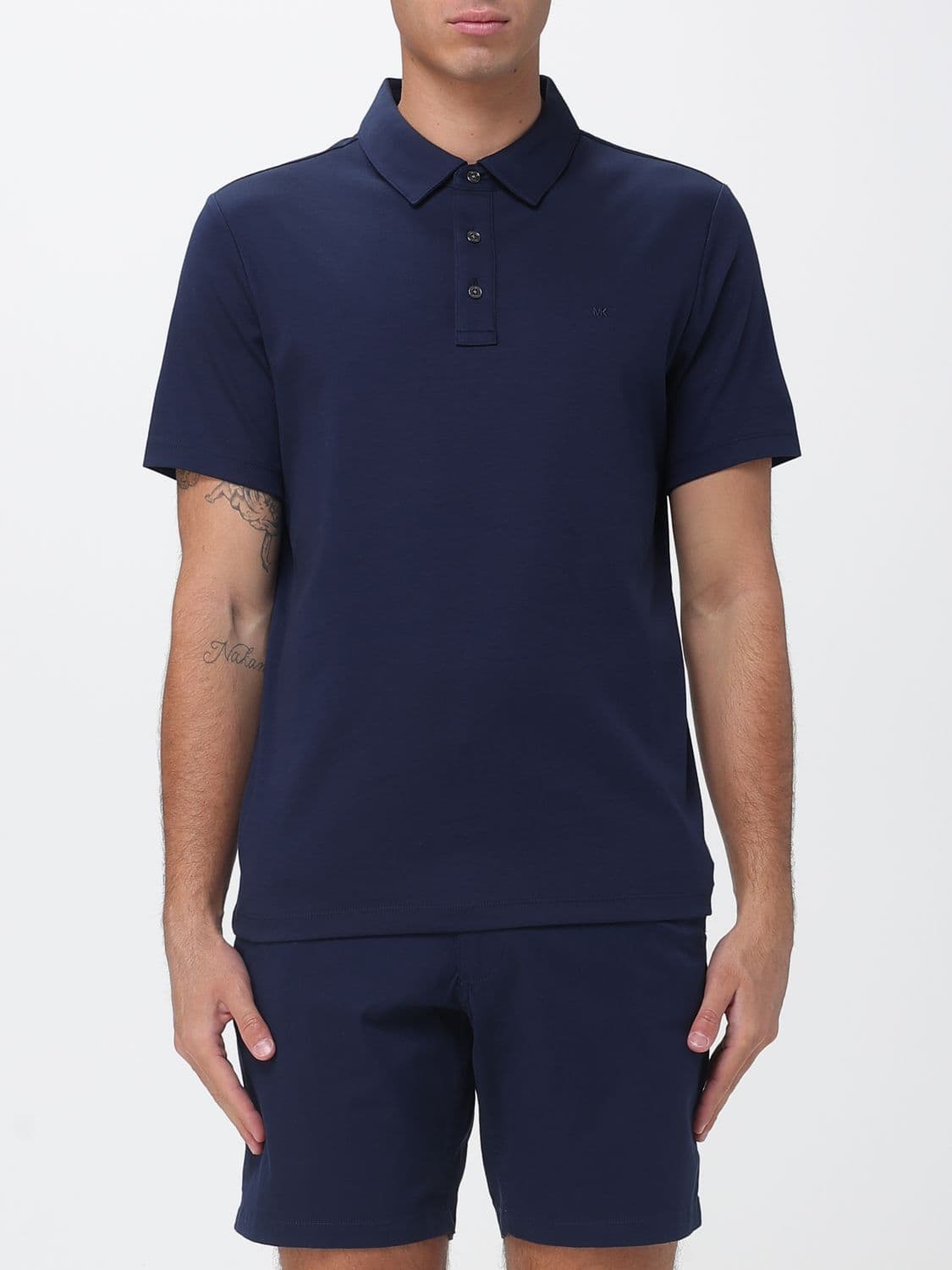 Michael Kors Polo Shirt Men color Blue