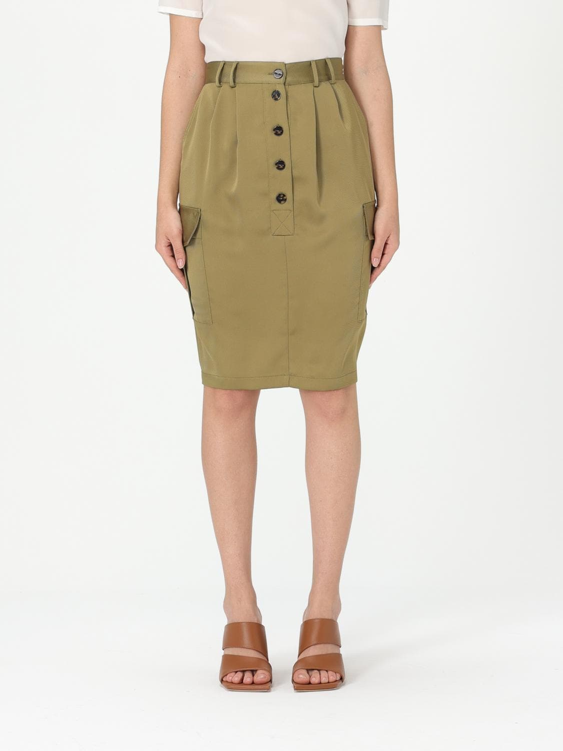 Simona Corsellini Skirt Woman color Green