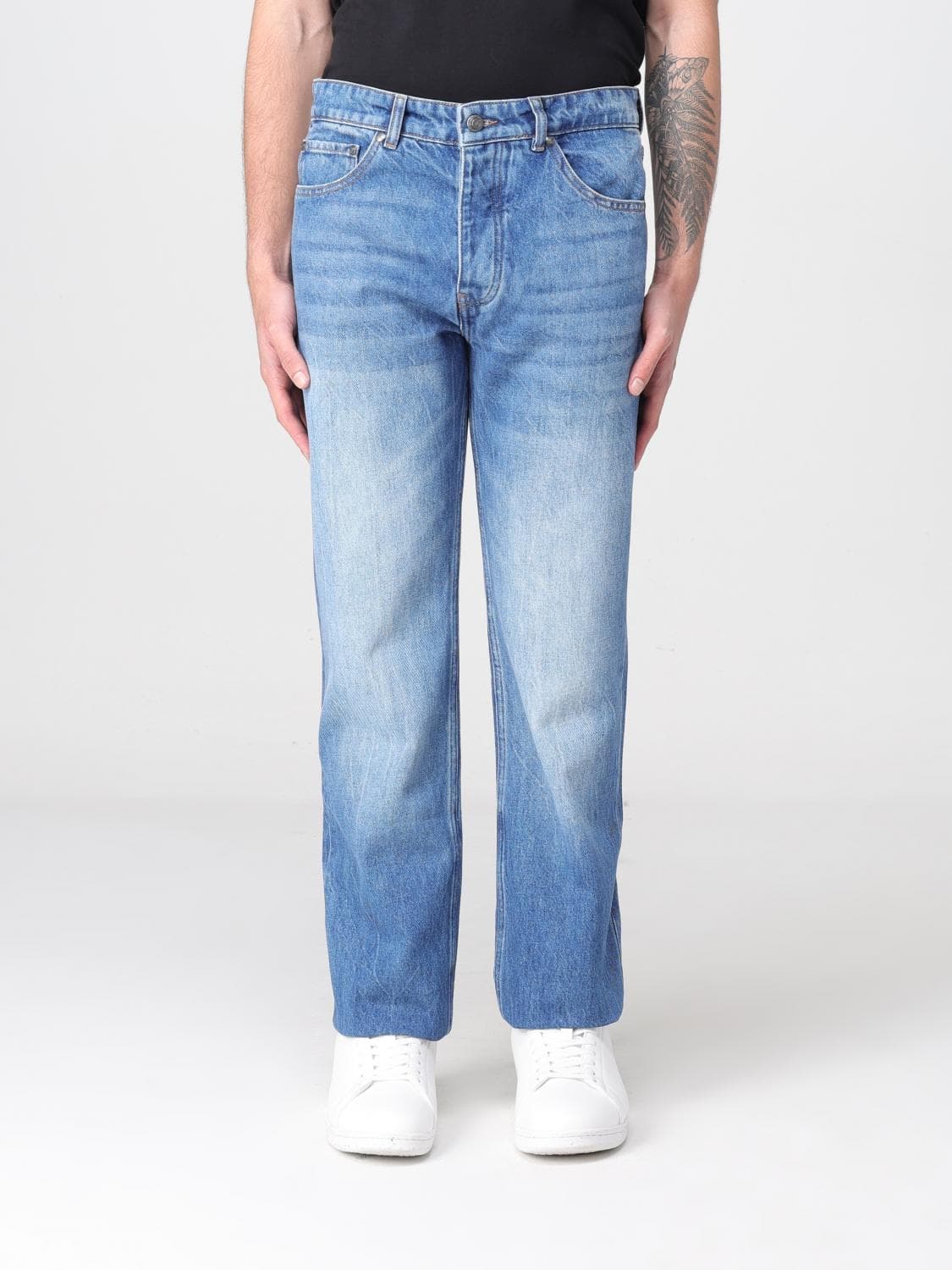 Just Cavalli Jeans Men color Blue