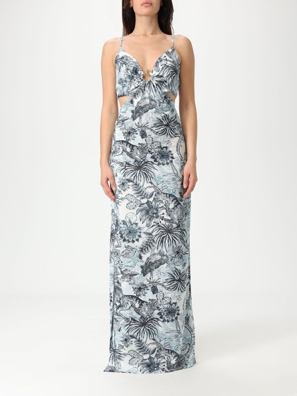 Just Cavalli Dress Woman color Blue