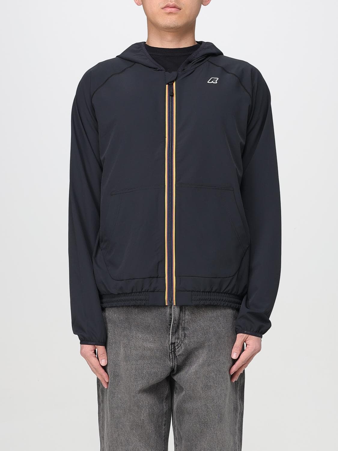 K-Way Jacket Men color Black
