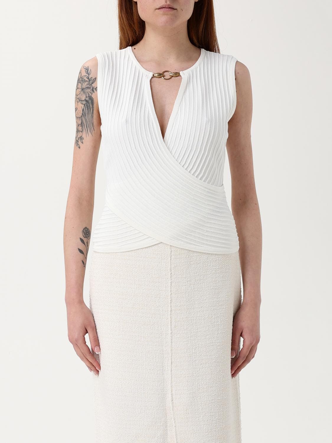 Just Cavalli Sweater Woman color White