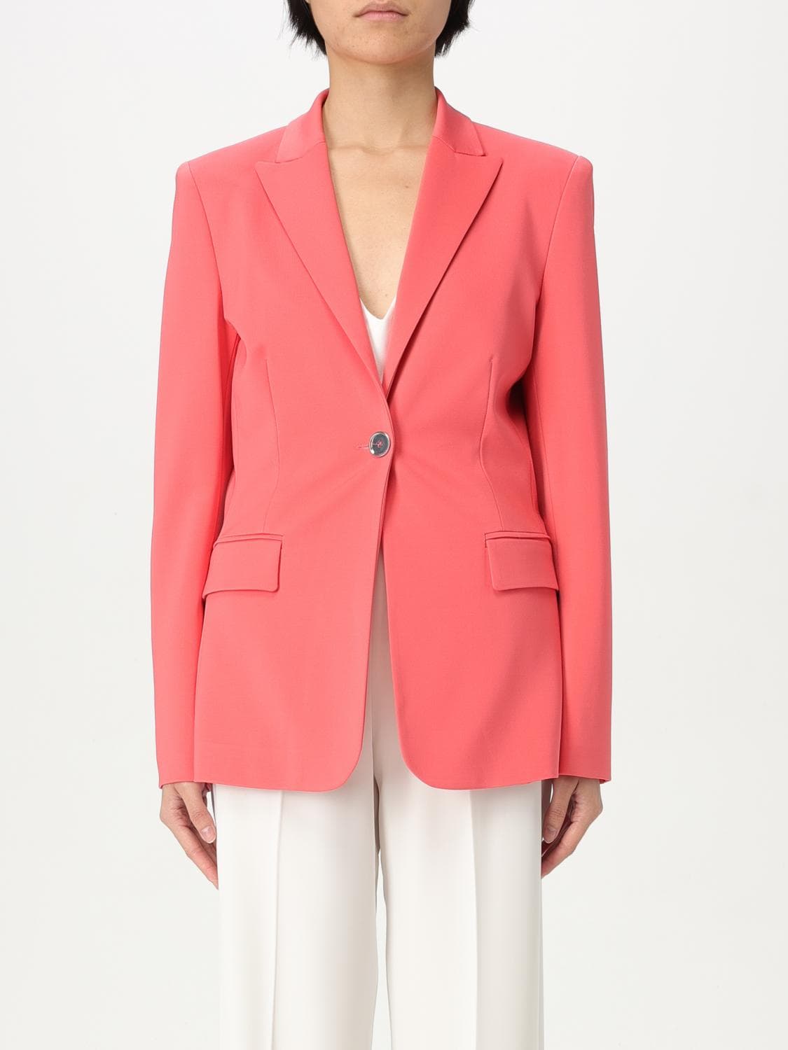 Pinko Jacket Woman color Coral