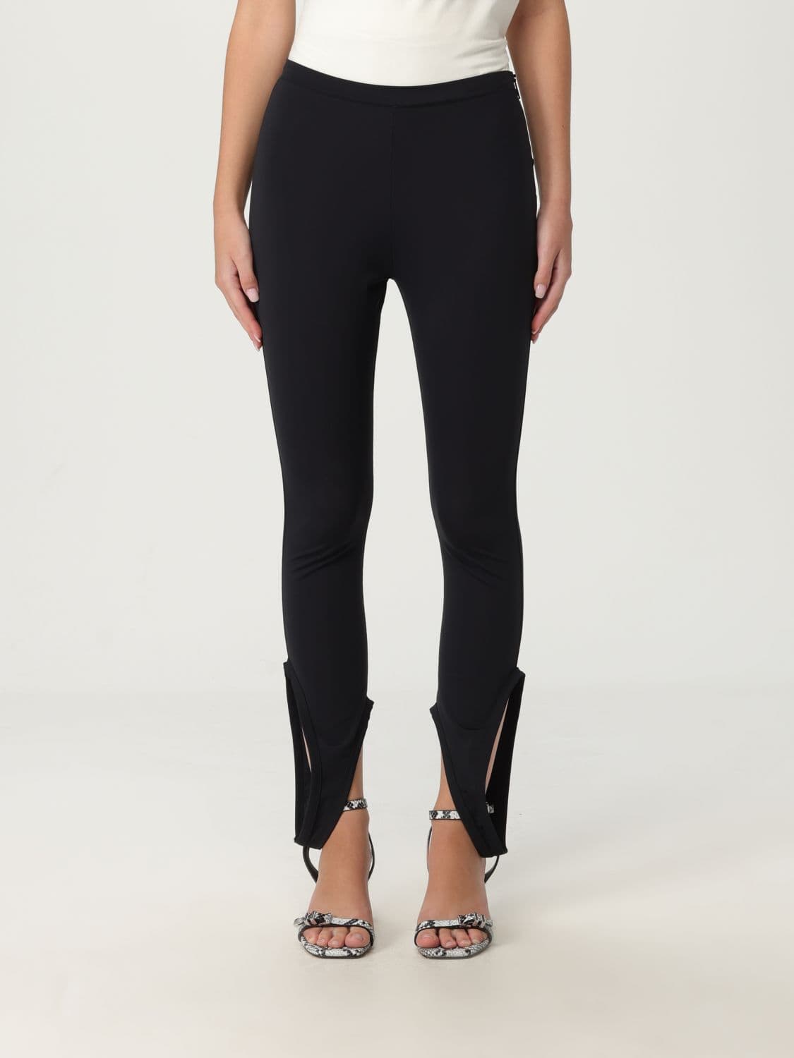Courrèges Pants Woman color Black