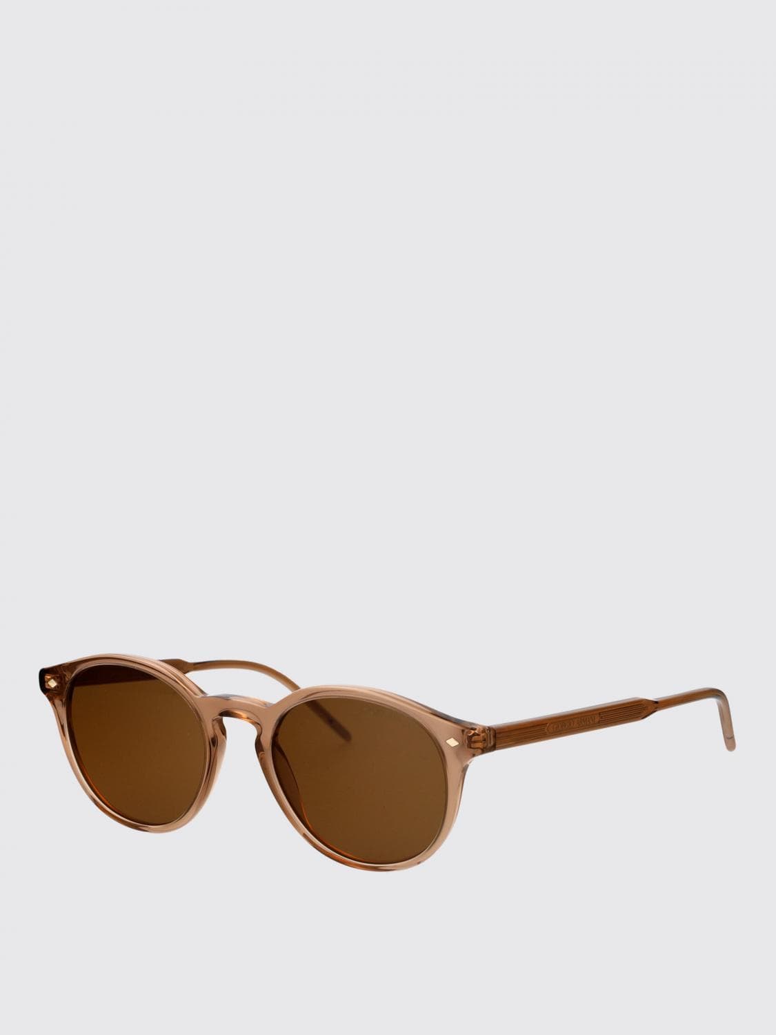 Giorgio Armani Sunglasses Men color Brown