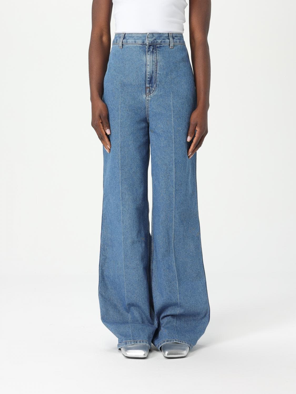 Philosophy Di Lorenzo Serafini Jeans Woman color Blue