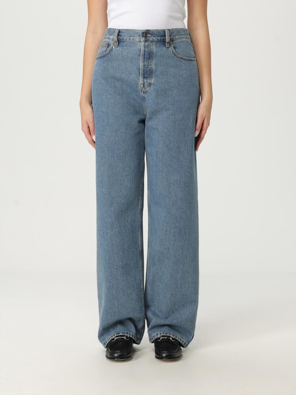 Gucci Jeans Woman color Blue