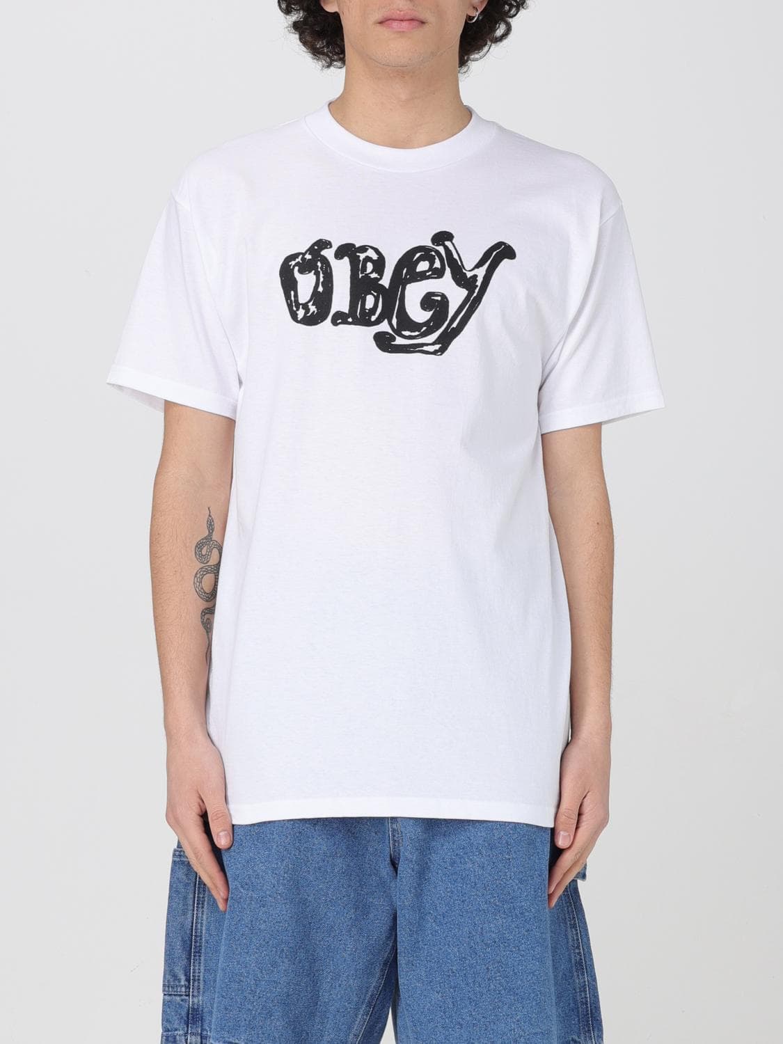 Obey T-Shirt Men color White