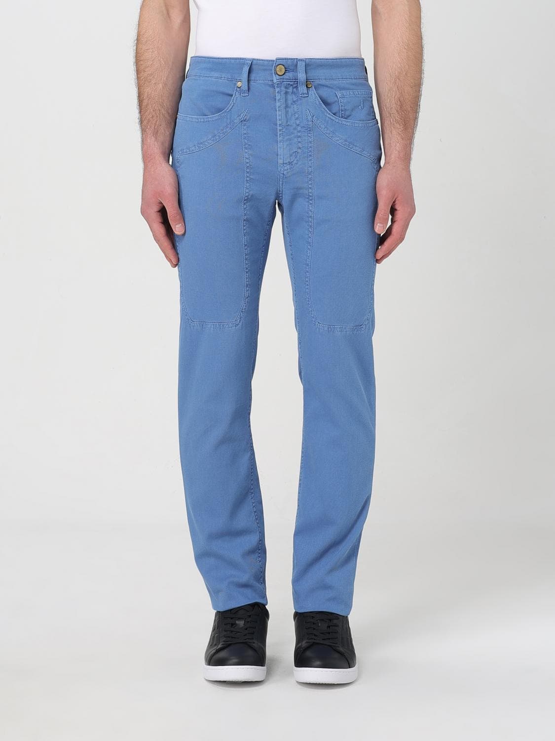 Jeckerson Jeans Men color Gnawed Blue · 29