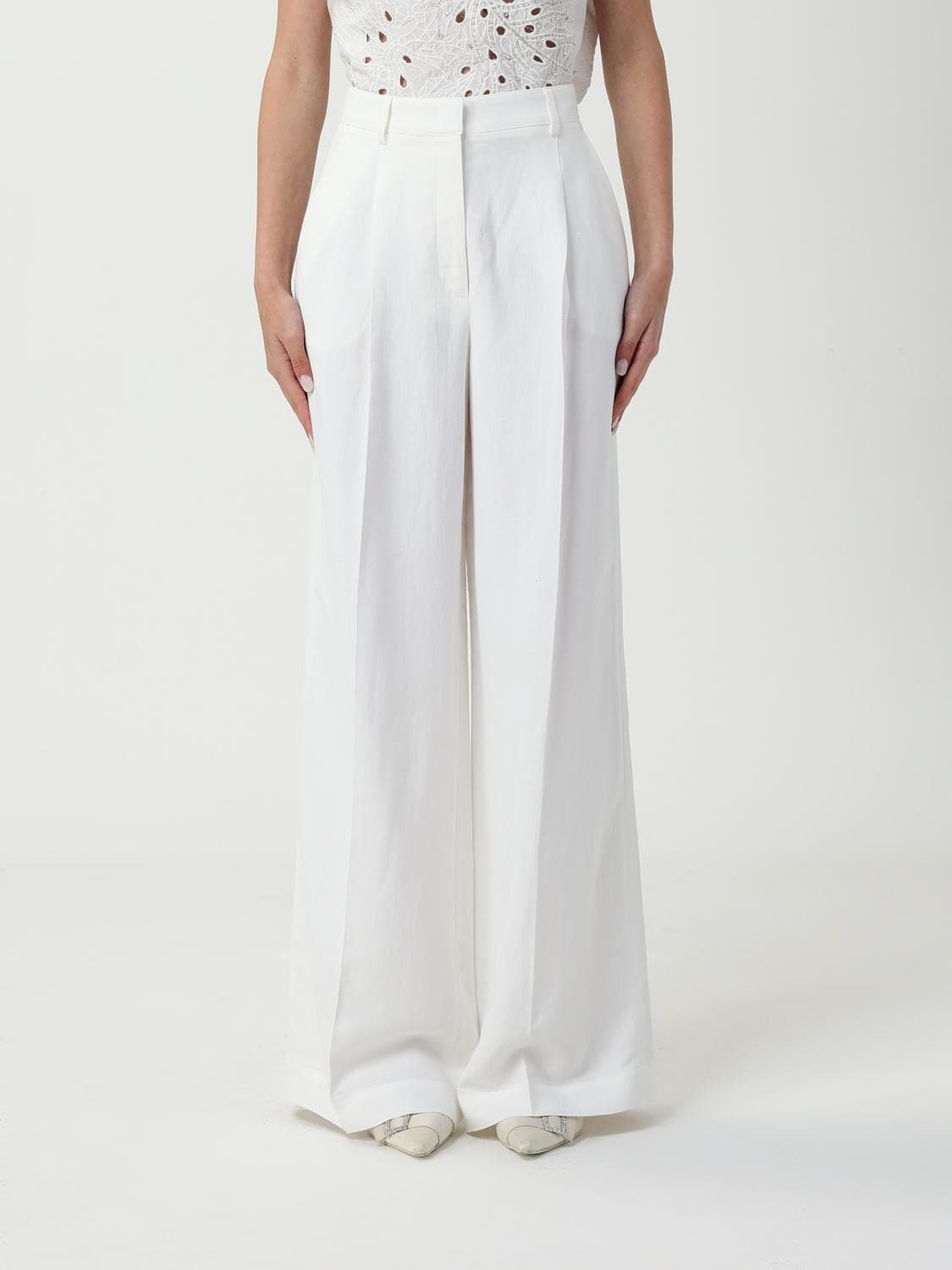 Pinko Pants Woman color White