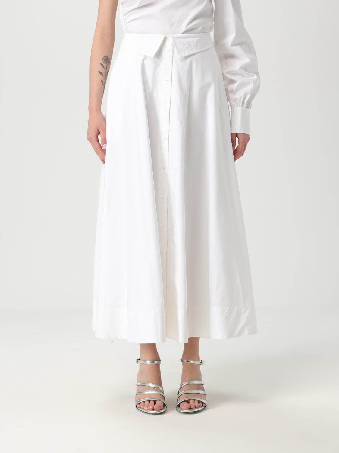 Karl Lagerfeld Skirt Woman color White