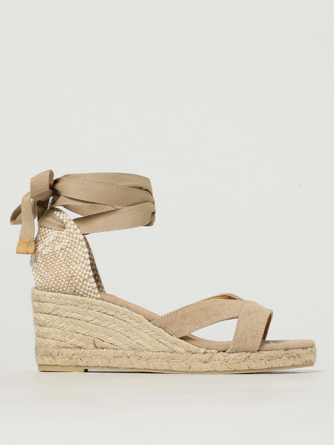 Castañer Heeled Sandal Woman color Beige · 40