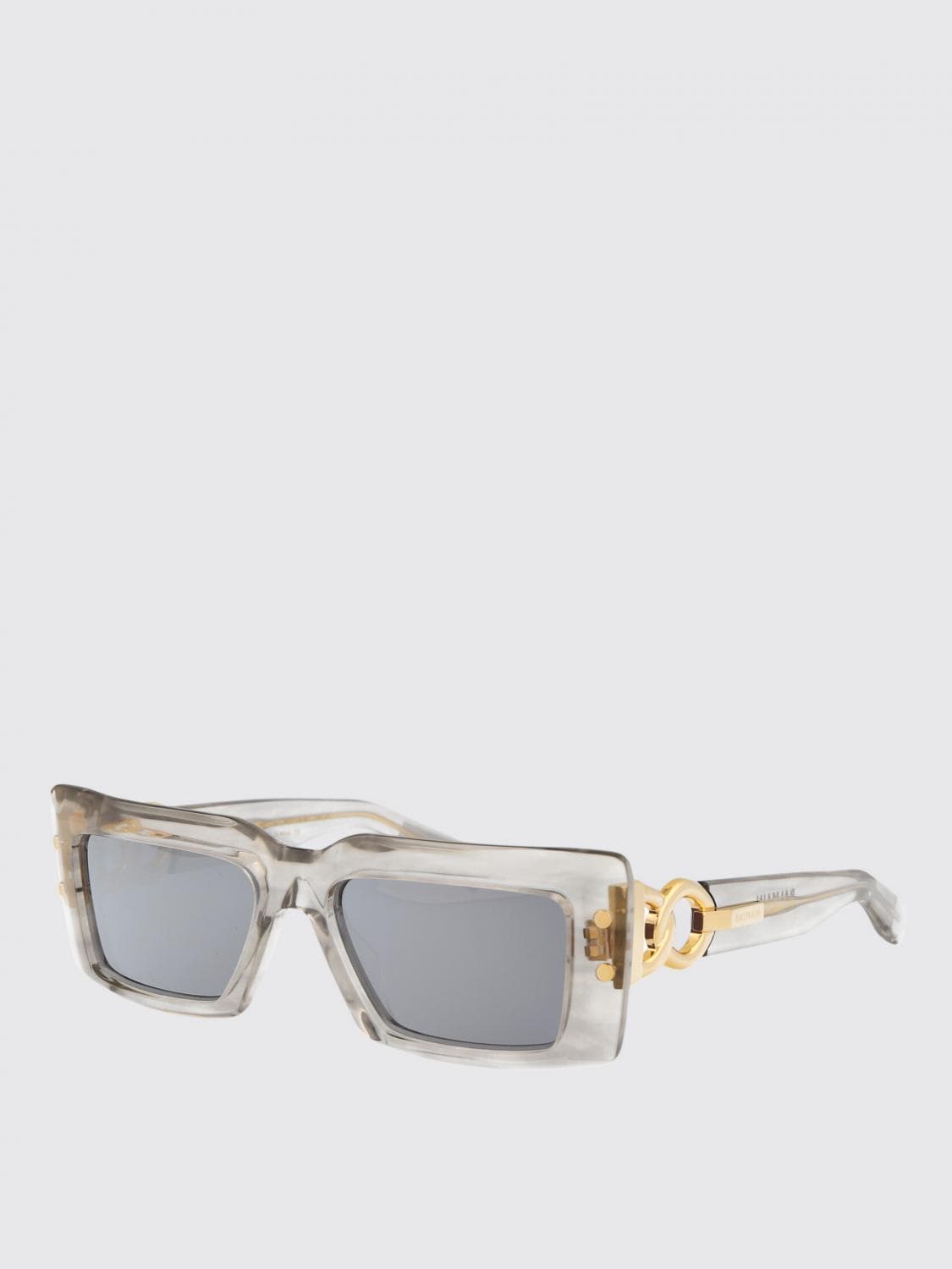 Balmain Sunglasses Men color Transparent