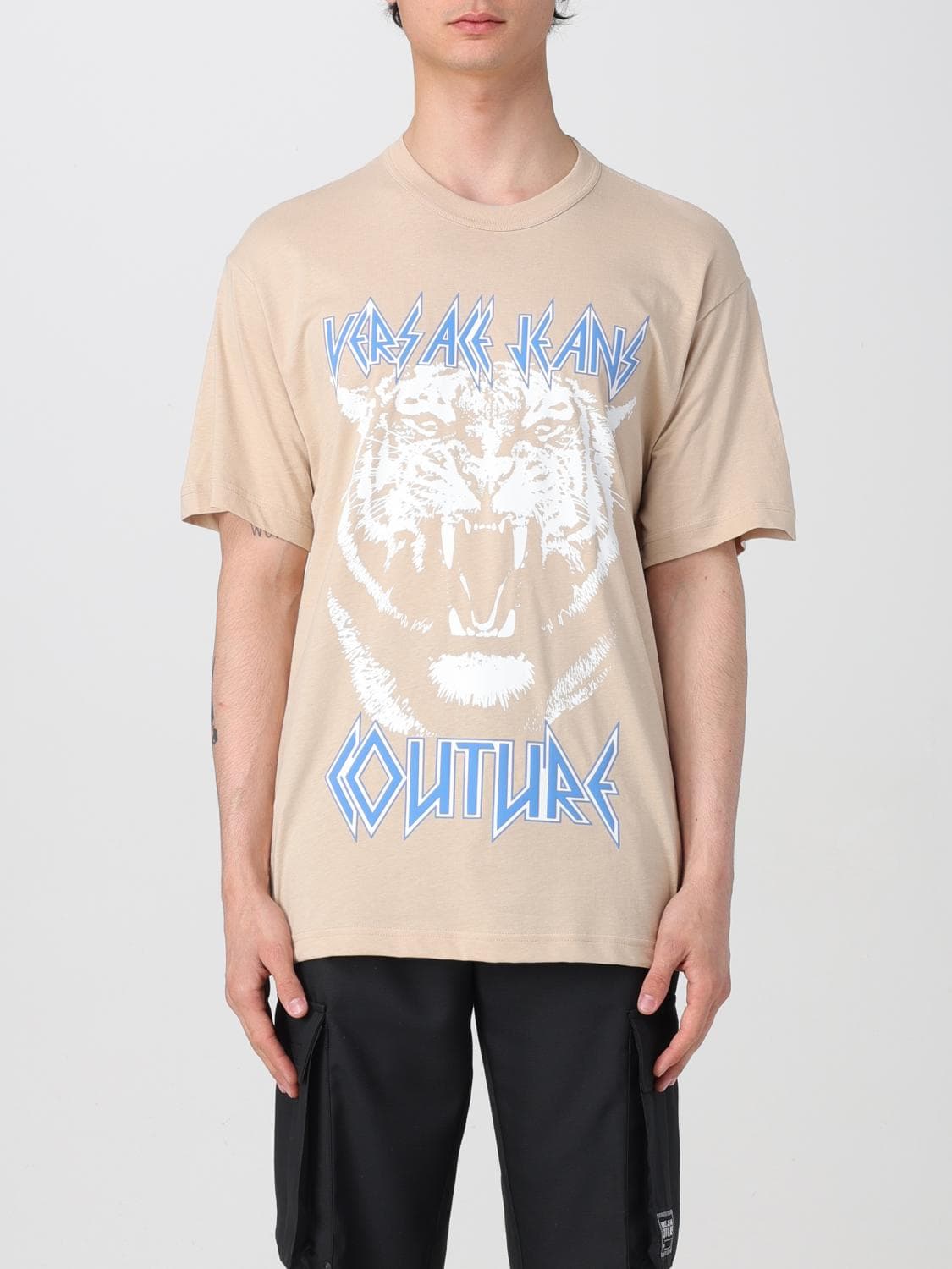 Versace Jeans Couture T-Shirt Men color Safari