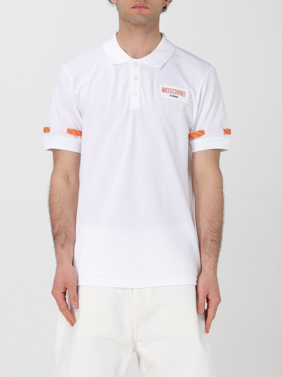Moschino Couture Polo Shirt Men color White