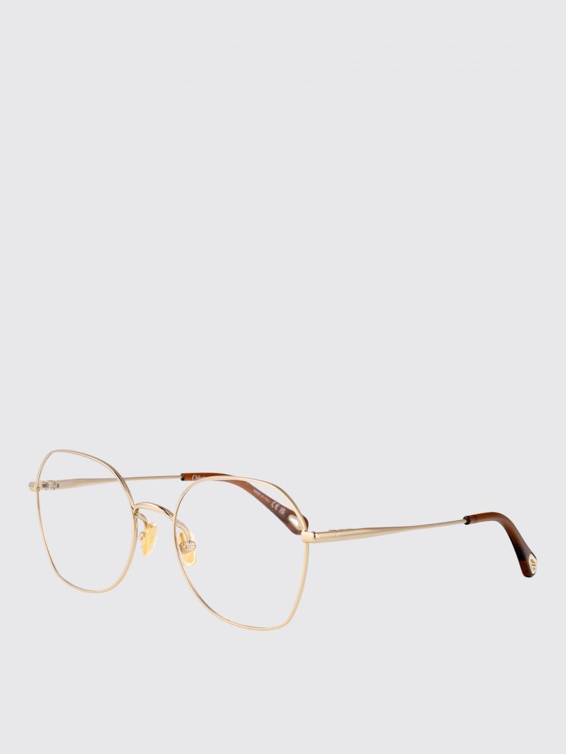 Chloé Optical Frames Woman color Yellow Gold