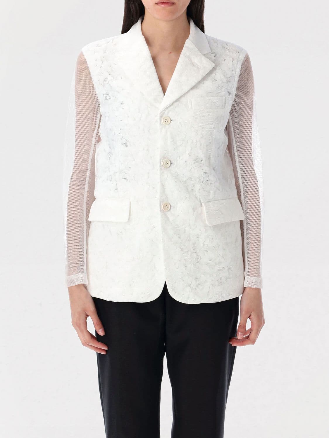 Comme Des Garçons Jacket Woman color White