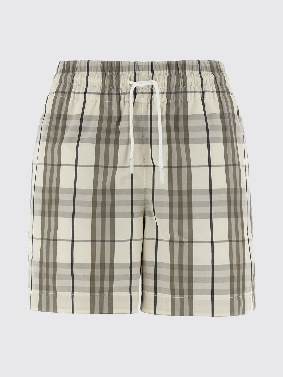 Burberry Shorts Woman color Grey · 6