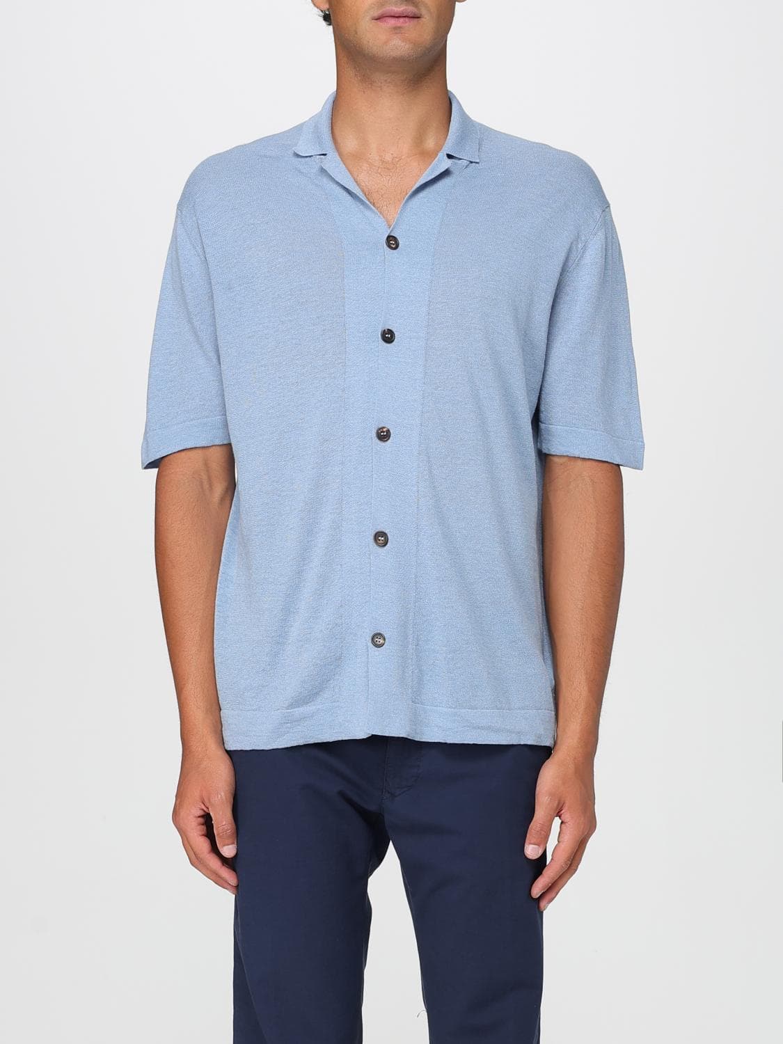 Zanone Shirt Men color Blue