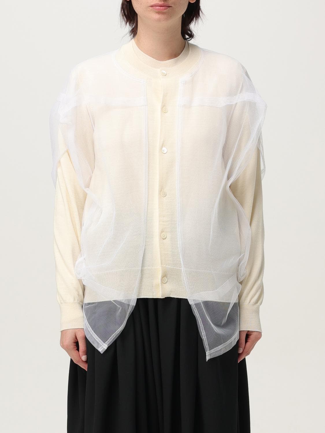 Comme Des Garçons Sweater Woman color White