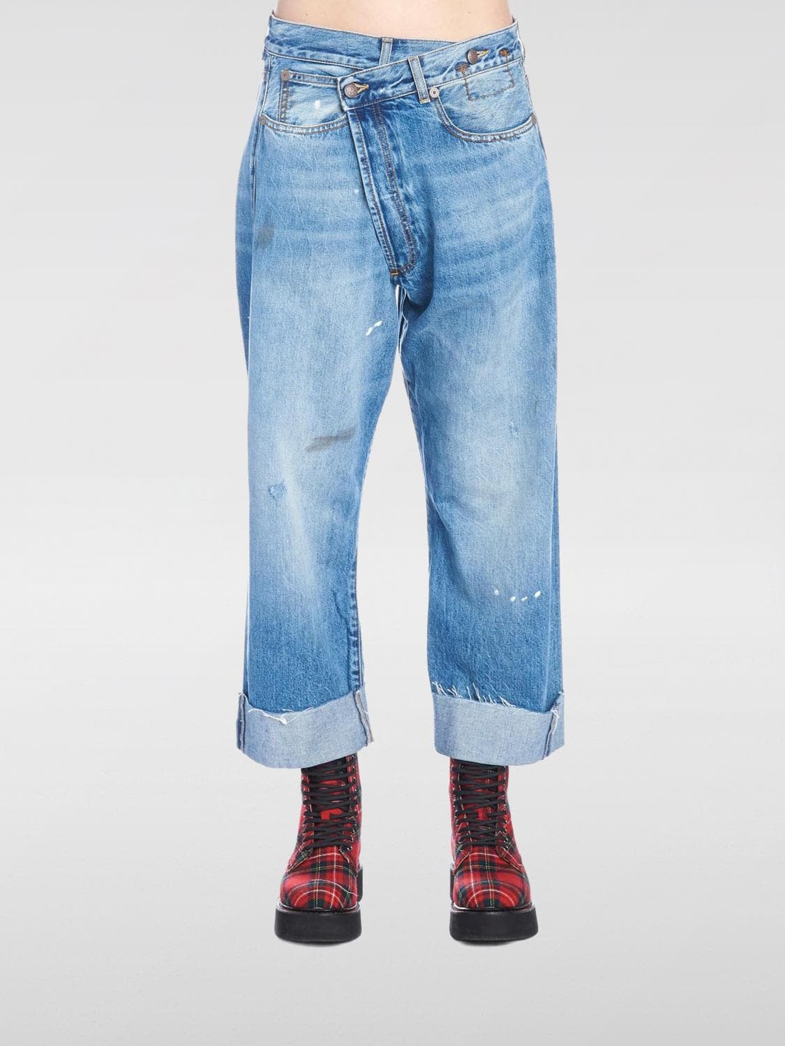 R13 Jeans Woman color Blue