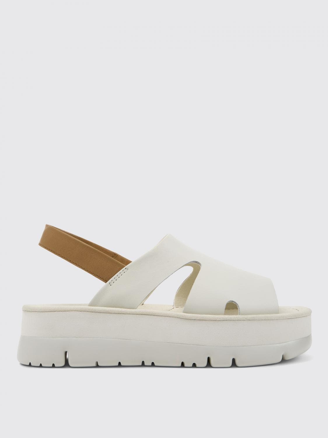 Camper Heeled Sandal Woman color White