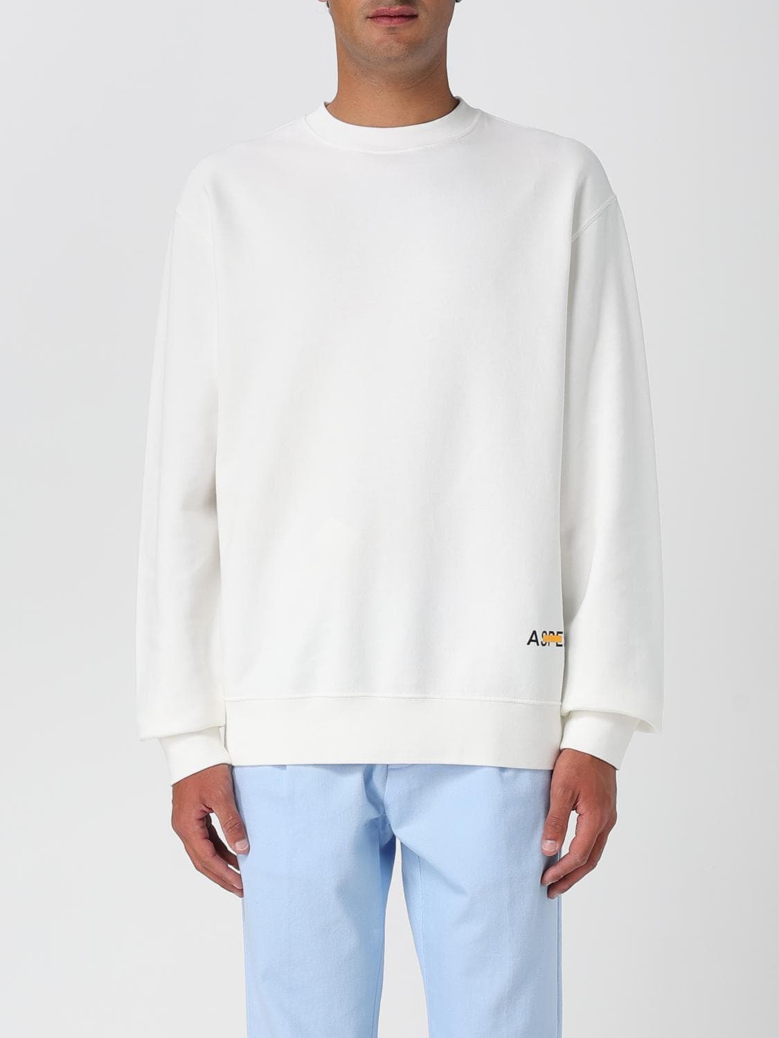 Aspesi Sweatshirt Men color Yellow Cream · M