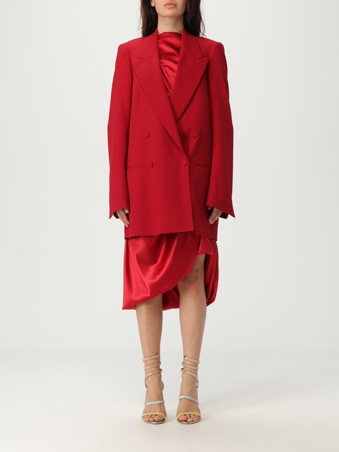 Dries Van Noten Jacket Woman color Red