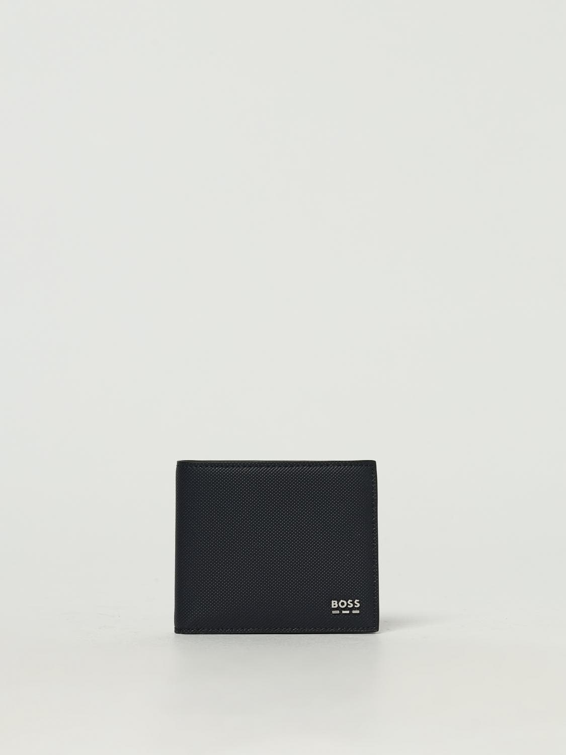 Boss Wallet Men color Blue